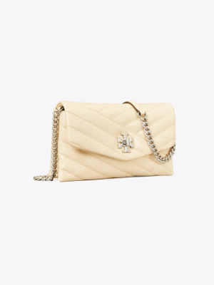 Kira Chevron Textured Chain Wallet