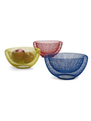 Wire Mesh Bowl (set Of 2)