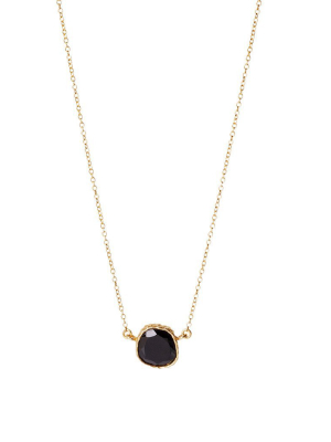 Delicate Necklace - Black Onyx