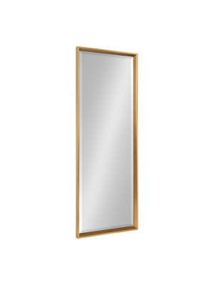 17.5" X 49.5" Calter Full Length Wall Mirror Gold - Kate And Laurel