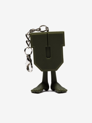 Undefeated X Medicom Uman Keychain - Olive