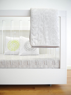 Spun Organic Fitted Crib Sheet