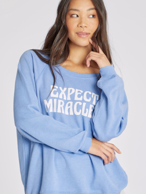 Expect Miracles Sommers Sweatshirt | Wedgewood