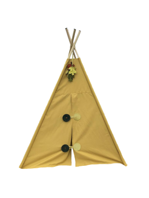 Manimal Mustard Tent With Geometric Closures