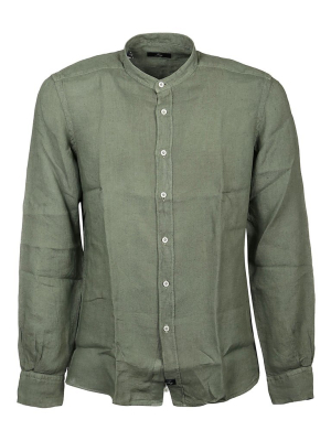 Fay Mandarin Collar Shirt