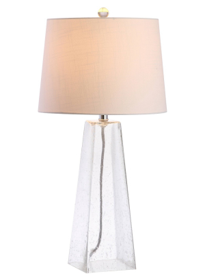 28.5" Glass Dylan Table Lamp (includes Led Light Bulb) Clear - Jonathan Y