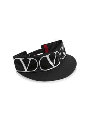 Valentino Garavani Logo-print Nylon Visor