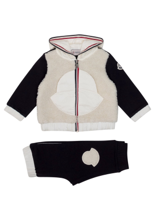 Moncler Enfant Two-tone Hooded Tracksuit
