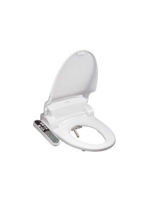 Sb-2000wr Electric Bidet Toilet Seat For Round Toilets White - Smartbidet