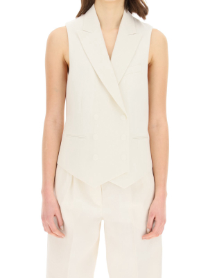 Fendi Double-breasted Tailored Vest