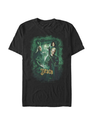 Men's Harry Potter Chamber Of Secrets Draco Portrait T-shirt