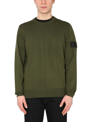 Stone Island Shadow Project Logo Patch Jumper