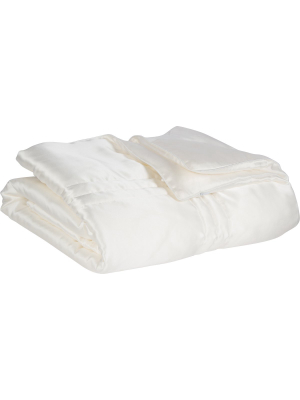 Luxxe Silk Throw In White