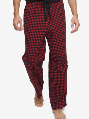 Men's Lounge Pant Red Buffalo Check