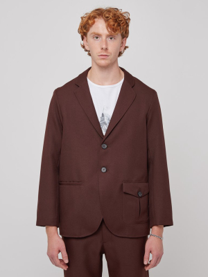 Gemini Blazer In Brown