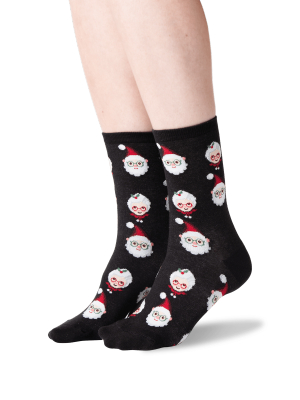 Women's Santa And Mrs. Claus Socks