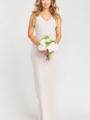 Morgan Gown ~ Show Me The Ring Stretch Crepe