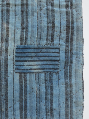 Amadi Carpets Vintage Striped Shepherd's Blanket