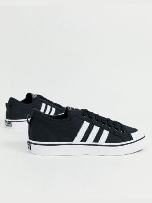 Adidas Originals Nizza Sneakers In Black