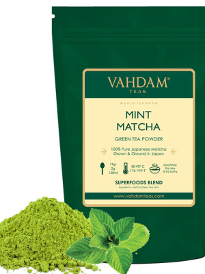 Mint Matcha Green Tea Powder, 1.76oz