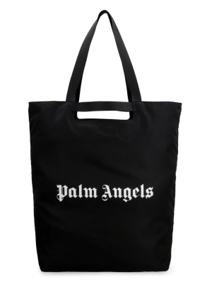 Palm Angels Logo Printed Tote Bag