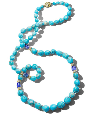 Wonderland Turquoise & Tanzanite Necklace