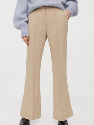 Flared Suit Pants