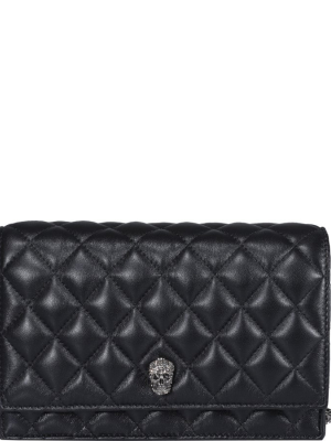 Alexander Mcqueen Skull Quilted Small Shoulder Bag