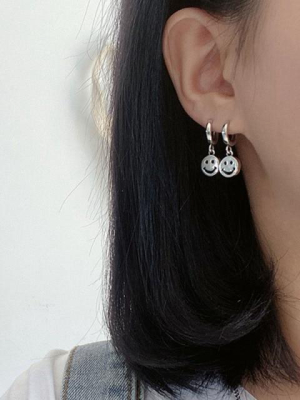 Silver Smile - Earrings