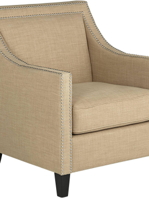 Studio 55d Flynn Heirloom Camel Upholstered Armchair