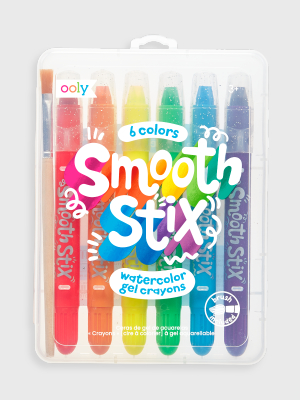 Smooth Stix Watercolor Gel Crayons - Set Of 6