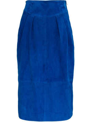 Alberta Ferretti High-waisted Pencil Skirt