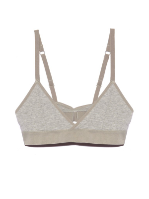 The Bralette - Heather Grey