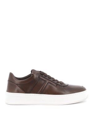 Tod's Monogram Flatform Sneakers