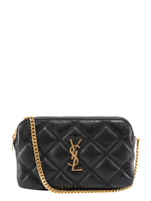 Saint Laurent Becky Double Zip Shoulder Bag