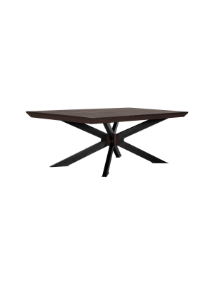 Pirate Modern Coffee Table Dark Brown - Armen Living