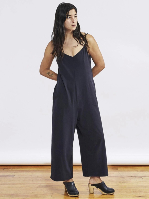 Women's Solstice Organic Romper - Deep Graphite