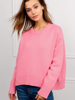 Olympia Oversize Pink Sweater