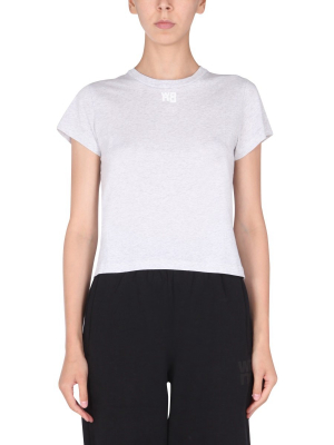 T By Alexander Wang Logo Printed T-shirt