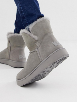 Ugg Classic Cuff Mini Boot In Gray