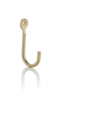 Set Of 12 Luna J Hook - Gold - Shiraleah