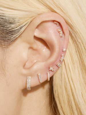 Tiny Diamond Piercing Earring