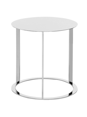 Nuevo Vera Side Table - Silver