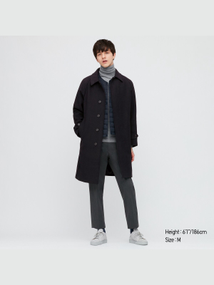 Men Balmacaan Coat