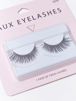 Wispy Crosshatched Faux Lashes