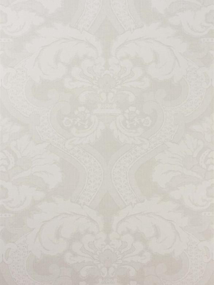 Meredith Wallpaper In Pearl And Ivory By Nina Campbell For Osborne & Little