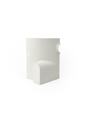 Matte Porcelain Sections Vase/c