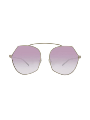 Belgravia Mirrored Sunglasses - Rose Gold