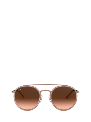 Ray-ban Round Double Bridge Sunglasses