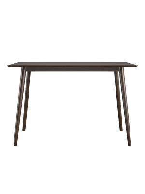 Brittany Mid Century Modern Desk Walnut - Novogratz